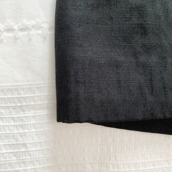 SANDRO VINTAGE BLACK LINEN BLEND SHEER BLAZER - M - Picture 9 of 10